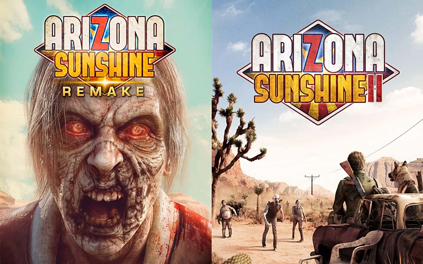 <p>Дилогия Arizona Sunshine Безусловно лучшая кооперативная игра про выживание в зомби апокалипсисе. Она предлагает два режима: сюжетная линия на 1-2 игроков или режим обороны на небольших локациях до 4 игроков. Отправка мертвецов на покой еще никогда не была так увлекательная как сейчас!</p>

